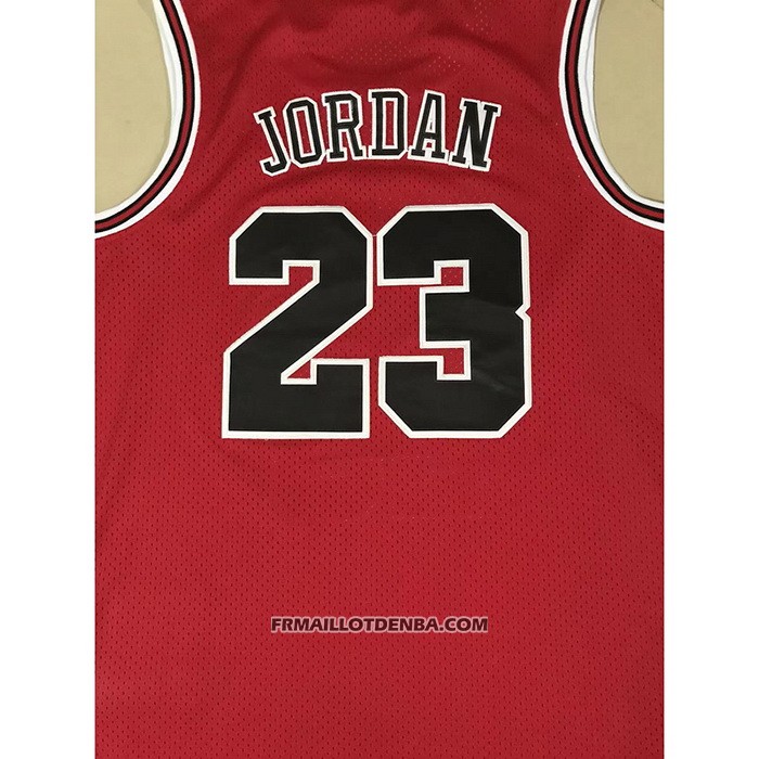Maillot Chicago Bulls Michael Jordan NO 23 1997-98 NBA Finals Mitchell & Ness Rouge